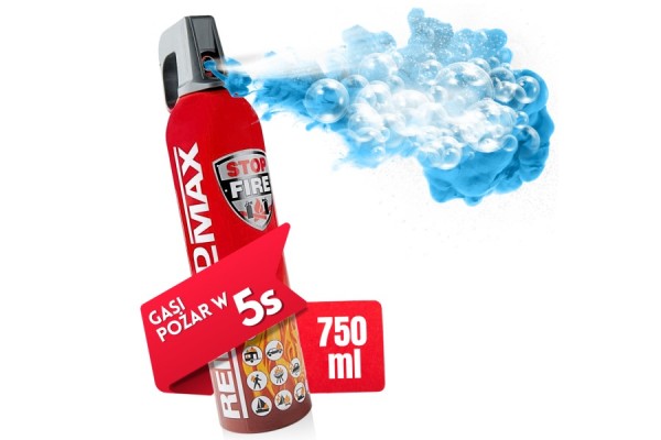 spray gaśniczy 750 ml - gasi tłuszcze jadalne- do domu, kuchni, na kemping inne marki gaśnice 2